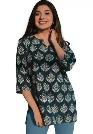Dream Beauty Fashion Women's Printed Tunic Top